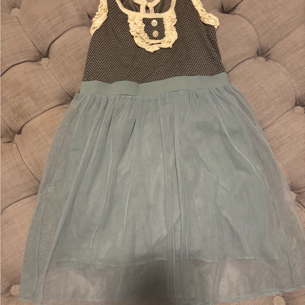 Matilda Jane Blue and Cream Casual Dress